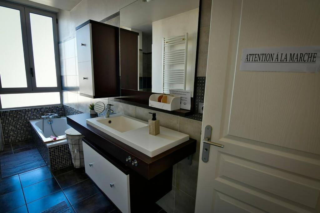 Grand Appartement De Haut Standing En Centre-Ville 몽뤼꽁 외부 사진